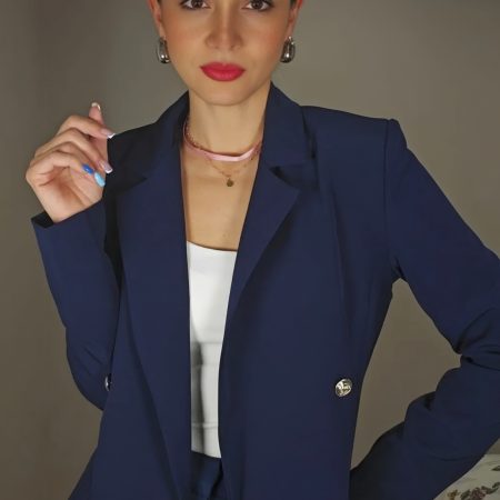Blazer botonadura plata