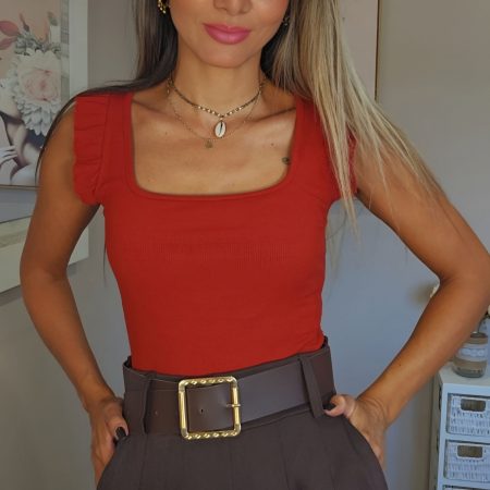 Camiseta básica canalé