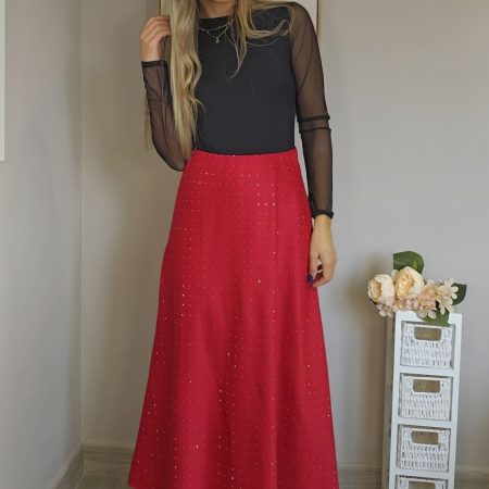 Falda satinada Nicole