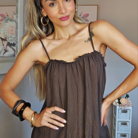 Peto brillo con pañuelo